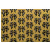 Tissu Motif de structure Abstrait - noir et blanc (Yard)