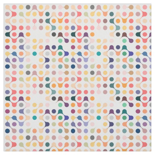 Tissu Motif de structure moléculaire (Échantillon)