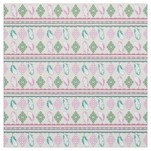 Tissu motif de style de boho (Échantillon)