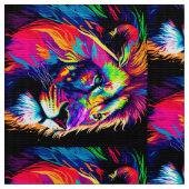 Tissu Motif de surface Abstrait Lion (Fermer)