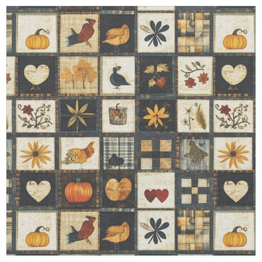 Tissu Motif de surface composée d'automne rustique | Pat (Fermer)