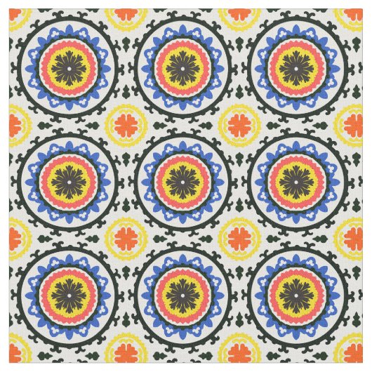 Tissu Motif de Suzani (Fermer)