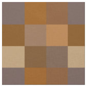 Tissu motif de tableau de contrôle Brown (Fermer)