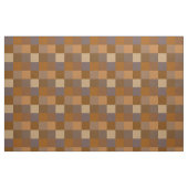 Tissu motif de tableau de contrôle Brown (Fat Quarter)