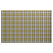 Tissu Motif de tartan à carreaux jaune noir blanc Design (Yard)