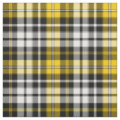Tissu Motif de tartan à carreaux jaune noir blanc Design (Échantillon)