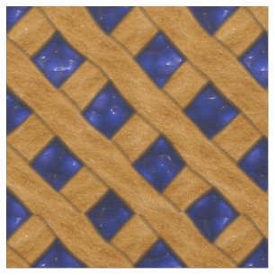 Tissu Motif de tarte de myrtille pour des boulangers