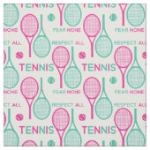 Tissu motif de tennis Pastel (voir description) (Échantillon)