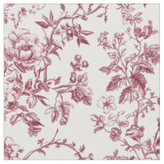 Tissu Motif de toile florale rose