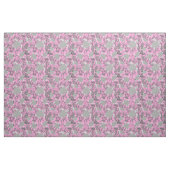 Tissu Motif de tortue de mer gris rose (Fat Quarter)