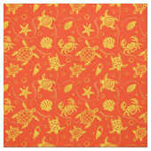 Tissu Motif de tortues (Échantillon)