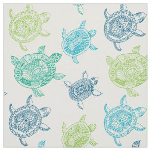 Tissu Motif de tortues de mer sans mer