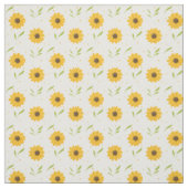 Tissu Motif de tournesol (Échantillon)