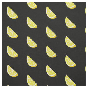 Tissu Motif de tranche de citron