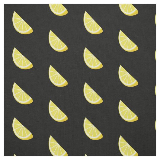 Tissu Motif de tranche de citron (Échantillon)