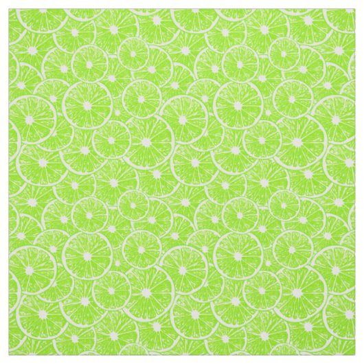Tissu Motif de tranches de chaux (Échantillon)