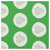 Tissu Motif de tranches de concombre (Fermer)