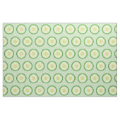 Tissu Motif de tranches de concombre (Fat Quarter)