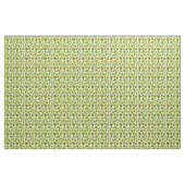 Tissu Motif de tranches de fruits vert et Brown Avocado (Yard)