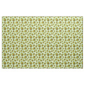 Tissu Motif de tranches de fruits vert et Brown Avocado (Fat Quarter)