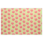 Tissu Motif de tranches de pamplemousse rose (Fat Quarter)