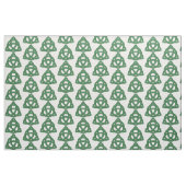Tissu Motif de trèfle de nœud celtique vert (Fat Quarter)
