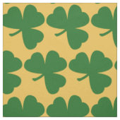 Tissu Motif de trèfle jaune et vert Saint-Patrick (Échantillon)