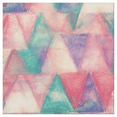 Tissu Motif de triangle d'aquarelle + vos idées (Fermer)