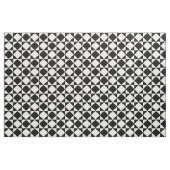 Tissu Motif de triangles Carrés noir blanc (Fat Quarter)