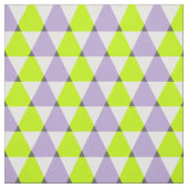 Tissu Motif de triangles vert géométrique moderne violet (Échantillon)