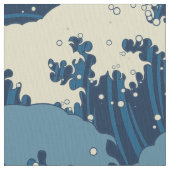 Tissu Motif de vague japonais (fermé)