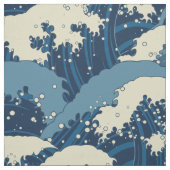 Tissu Motif de vague japonais (Échantillon)