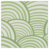 Tissu Motif de vague verte (Détail)