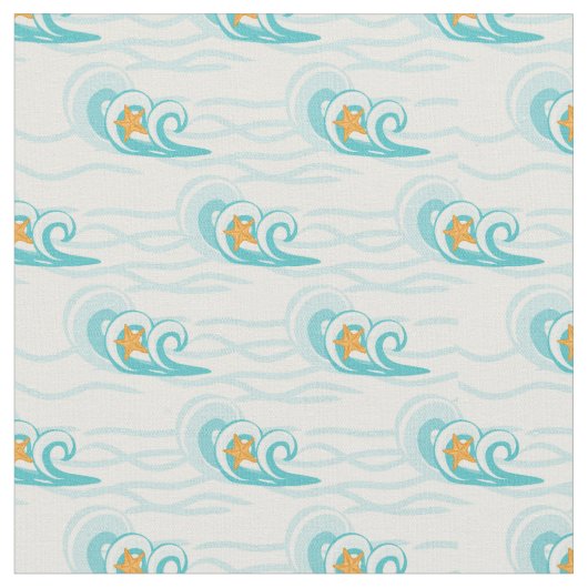 Tissu Motif de vagues mou (Fermer)