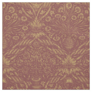 Tissu Motif de vase de fleurs de l'ère de la Renaissance
