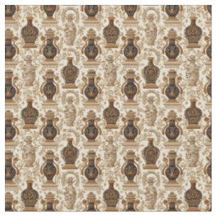 Tissu Motif de vases classiques de la Grèce antique Toil