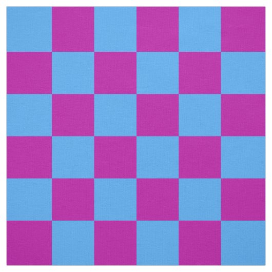 Tissu Motif de vérification À damiers bleu violet (Échantillon)