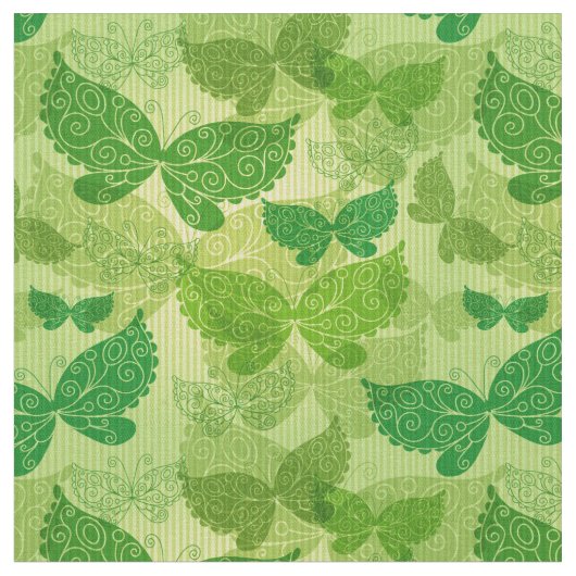 Tissu Motif de vert de ressort (Fermer)