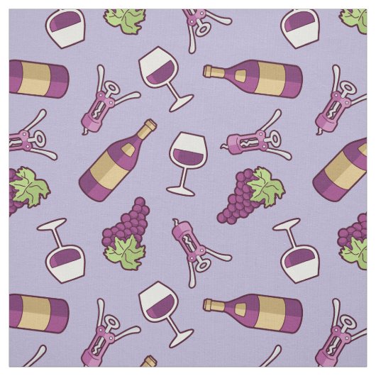 Tissu Motif de vin rouge (Échantillon)