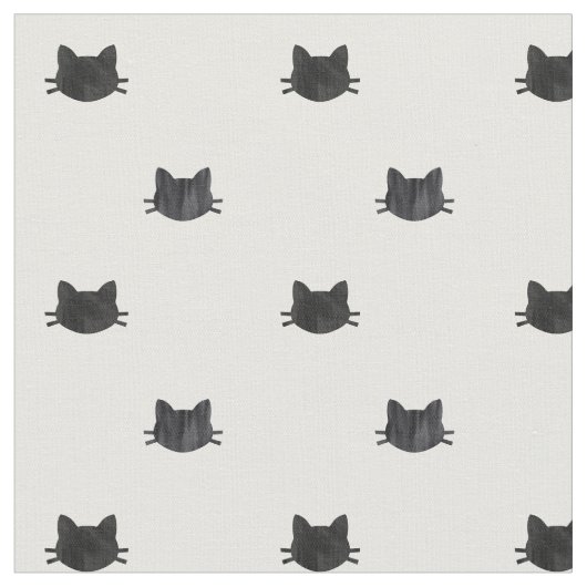 Tissu Motif de Whimsical Cats (Fermer)