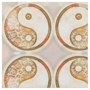 Tissu Motif de Yin Yang