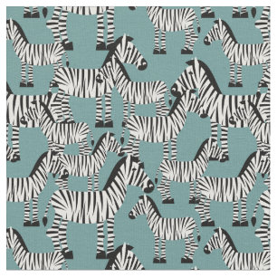 Tissu Motif de zèbre