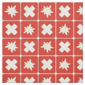 Tissu Motif d'edelweiss de la Suisse (Échantillon)