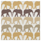 Tissu Motif d'éléphants cool (Échantillon)