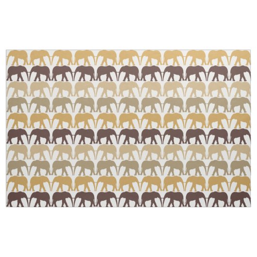 Tissu Motif d'éléphants cool (Fat Quarter)
