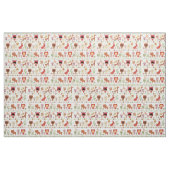 Tissu Motif d'enfant et d'animaux (Fat Quarter)