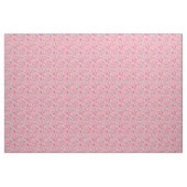 Tissu Motif dentaire rose (Yard)