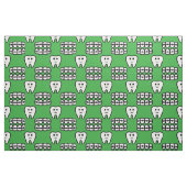 Tissu Motif des accolades mignonnes (Fat Quarter)