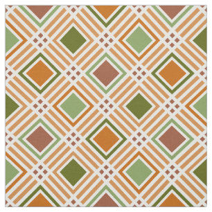 Tissu Motif des Algues d'argile