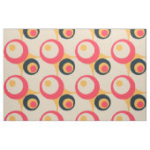 Tissu Motif des cercles géométriques rétro modernes (Yard)